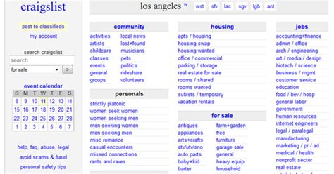 craigslist los angeles california|craigslist los angeles personals.